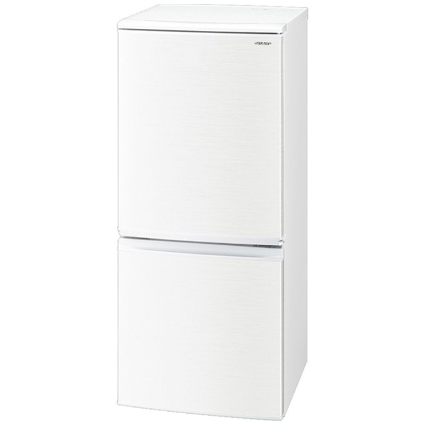 冷蔵庫 ホワイト系 SJ-D14F-W [2ドア /右開き/左開き付け替えタイプ 