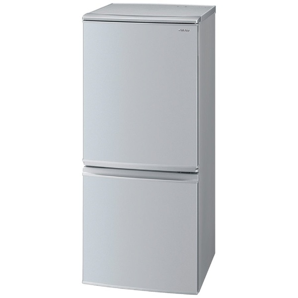 SJ-D14F-S 冷蔵庫 シルバー系 [2ドア /右開き/左開き付け替えタイプ /137L] 【お届け地域限定商品】
