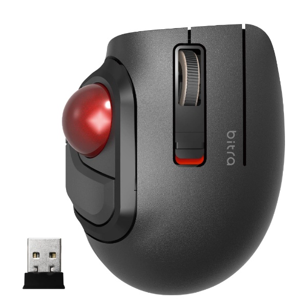 鼠标轨迹球(支持Windows11的/Mac)黑色M-MT1DRSBK[光学式/无线电(无线)按钮/5/USB]