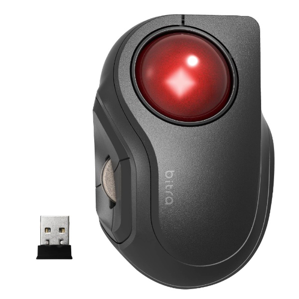 鼠标轨迹球(支持Windows11的/Mac)黑色M-MT2DRSBK[光学式/无线电(无线)按钮/5/USB]