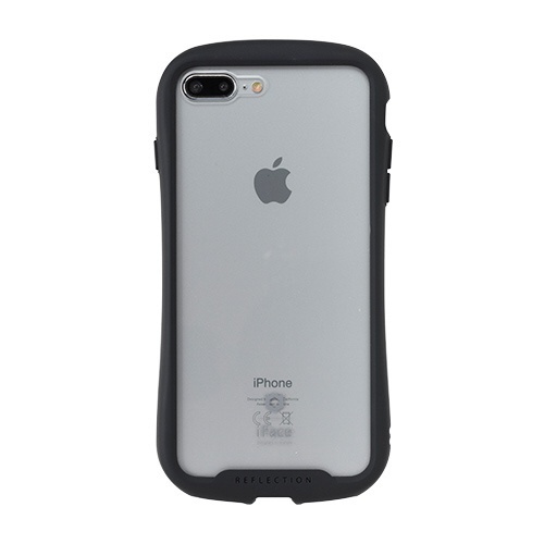 iPhone Plus/7 Plus専用］iFace Reflection強化ガラスクリアケース 41-907481 ブラック HAMEE｜ハミィ  通販