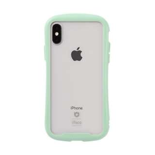 [iPhone XS/X専用]iFace Reflection Pastel強化ガラスクリアケース 41-914410 ミント