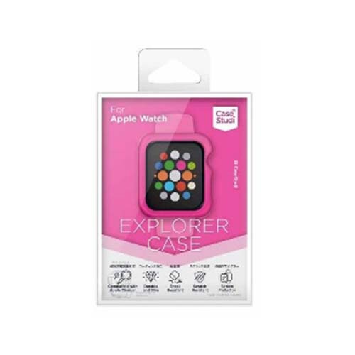 AppleWatch 44mm Series4ˡSeries5 CaseStudi Explorer Cas Shocking Pink CSWTEX44SPK å󥰥ԥ