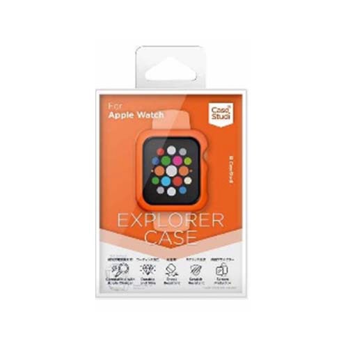 AppleWatch 44mm 人気ブレゼント Series4 Series5 全国宅配無料 CaseStudi Explorer Cas Shocking CSWTEX44SOR Orange