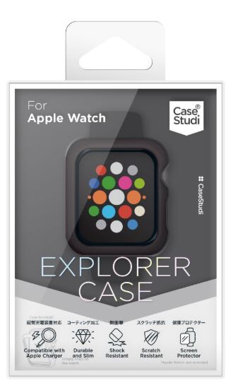 AppleWatch 44mm Series4ˡSeries5 CaseStudi Explorer Cas Charcoal Black CSWTEX44CBK 㥳֥å