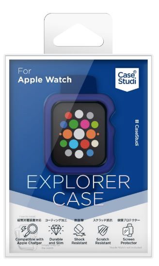 AppleWatch 44mm Series4ˡSeries5 CaseStudi Explorer Cas Indigo CSWTEX44IND ǥ