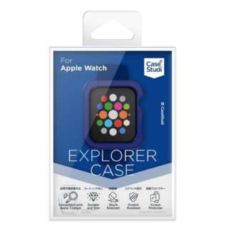 AppleWatch 44mm iSeries4jiSeries5j CaseStudi Explorer Cas Indigo CSWTEX44IND CfBS