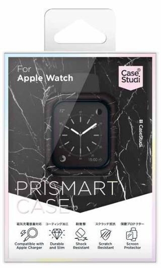 AppleWatch 40mm Series4ˡSeries5 CaseStudi PRISMART Case Marble Black CSWTPRM40MB ޡ֥֥å