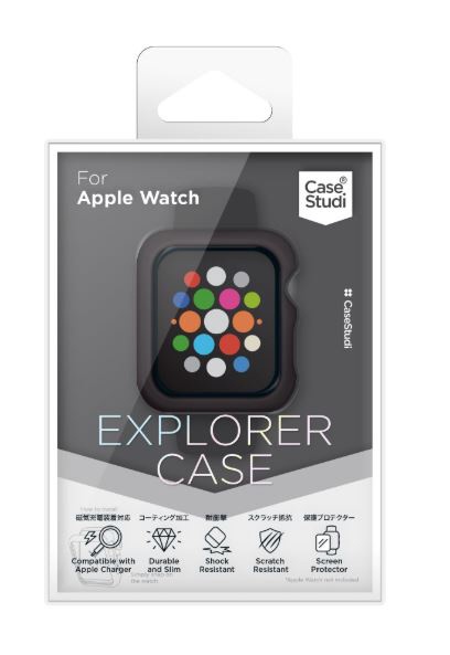 AppleWatch 40mm Series4ˡSeries5 CaseStudi Explorer Cas Charcoal Black CSWTEX40CBK 㥳֥å