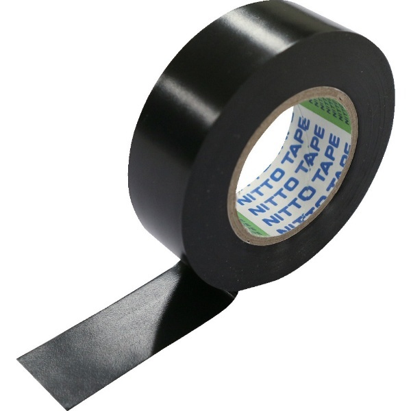 防食用ビニルテープ 黒 シルバー 群青 空 #153 幅 25 mm × 長さ 10 m × 厚さ 0.4 mm 100巻入 HA - 2