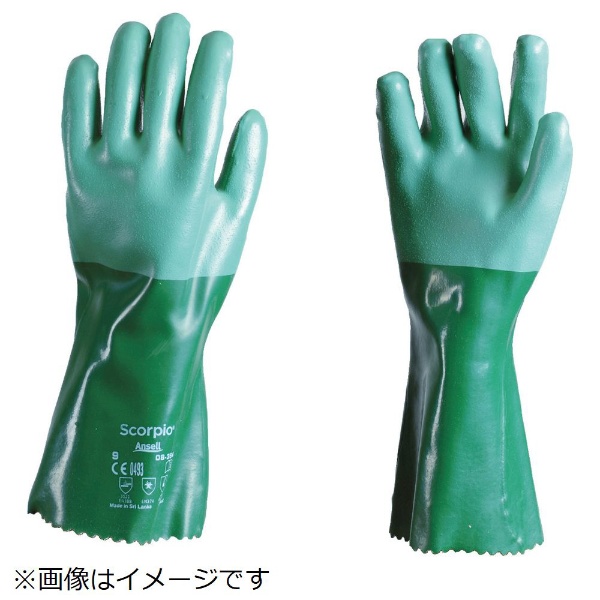 アンセル 耐薬品手袋 アルファテック ０８−３５４ 高額売筋 新品 送料無料 ＸＬサイズ 08-354-10