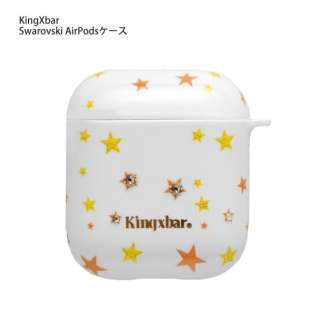 KingXbar AirPods/Airpods2ΉP[X XtXL[gp Swarovski Star n[hP[X GA[|bY KINGXBAR Star KXB-SS001