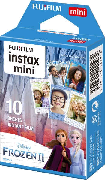 【数量限定】チェキ インスタントカラーフィルム instax mini用フィルム 「アナと雪の女王2（FROZEN2）」 1パック（10枚入）  [10枚 /1パック]