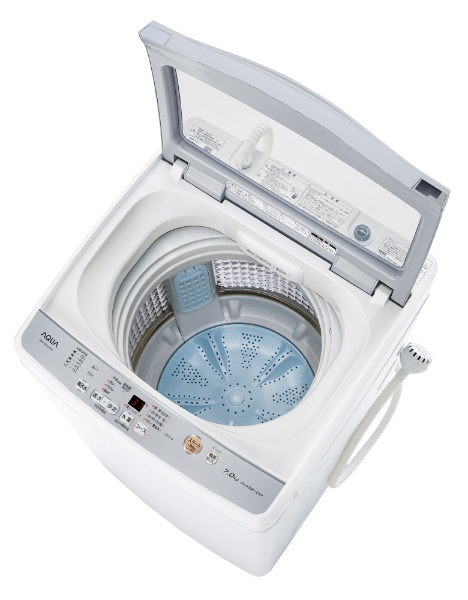 AQW-GP70H-W 全自動洗濯機 ホワイト [洗濯7.0kg /乾燥機能無 /上開き