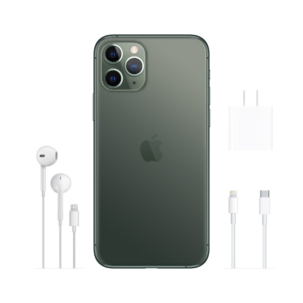 人気ブランド Apple アップル iPhone11 Pro Max 512GB ミッドナイトグリーン MWHR2J A SIMフリー 