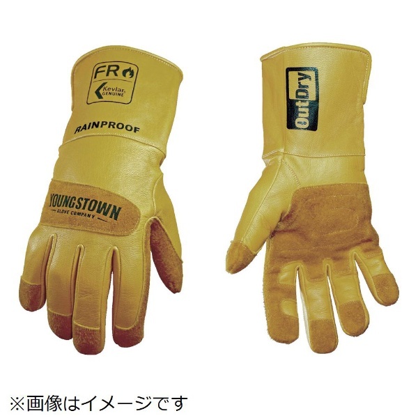 ＹＯＵＮＧＳＴ　革手袋　ＦＲウォータープルーフレザー　ケブラー（Ｒ）　Ｍ 11-3285-60-M - 1
