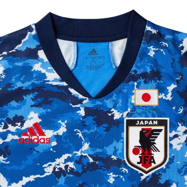 ビックカメラ.com - サッカー日本代表 2020 レプリカ ホーム ユニフォーム Japan Home Jersey(Mサイズ/トゥルーブルー）  ED7350
