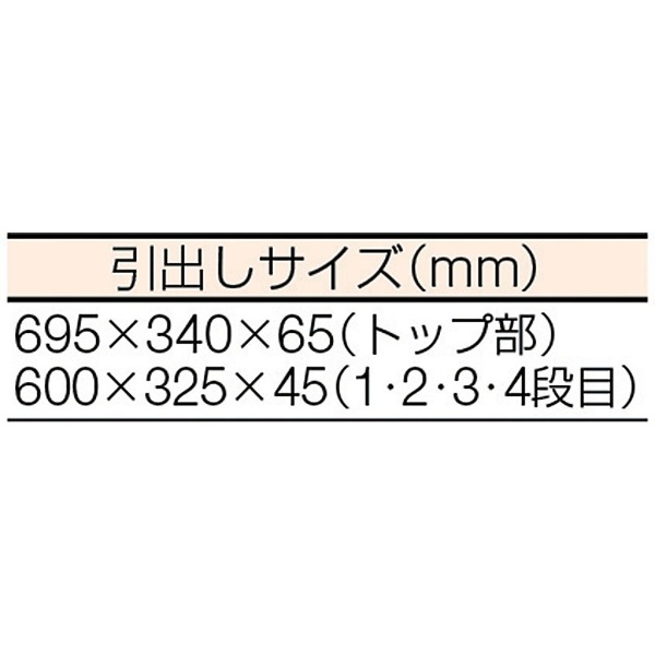 ＫＴＣ トップチェスト（４段４引出し）シルバー 京都機械工具｜KYOTO TOOL 通販