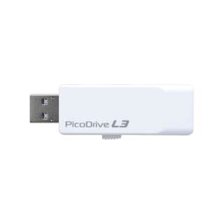 USBメモリ PicoDrive L3 ホワイト GH-UF3LA512G-WH [512GB /USB TypeA /USB3.0 /スライド式]