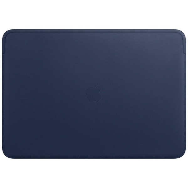値下げ　16インチMacBook Pro用レザースリーブ - ミッドナイトブルー