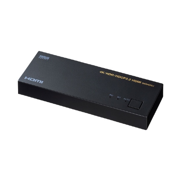4K・HDR・HDCP2.2対応HDMI切替器（2入力・1出力） SW-HDR21L [2入力 /1出力 /4K対応 /自動]  サンワサプライ｜SANWA SUPPLY 通販 | ビックカメラ.com