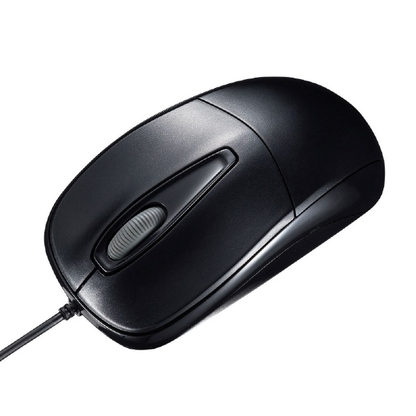 マウス ブラック MA-122HBK [光学式 /有線 /3ボタン /USB