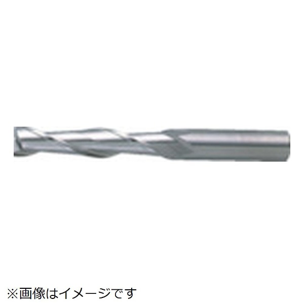 三菱マテリアル 三菱K 2枚刃汎用エンドミルロング5.0mm 2LSD0500 1本 107-9671