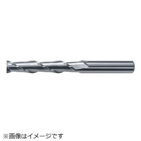 三菱K 2枚刃超硬エンドミル（ロング刃長） アルミ用 ノンコート 2mm C2LAD0200 三菱マテリアル｜Mitsubishi