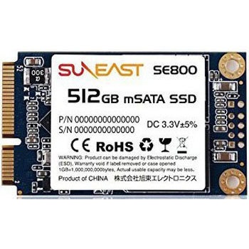 SE800-m512GB 内蔵SSD SE800 mSATA [mSATA /512GB] 【バルク品】