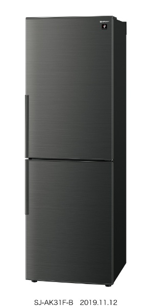 冷蔵庫 プラズマクラスター冷蔵庫 ブラック系 SJ-AK31F-B [2ドア /右