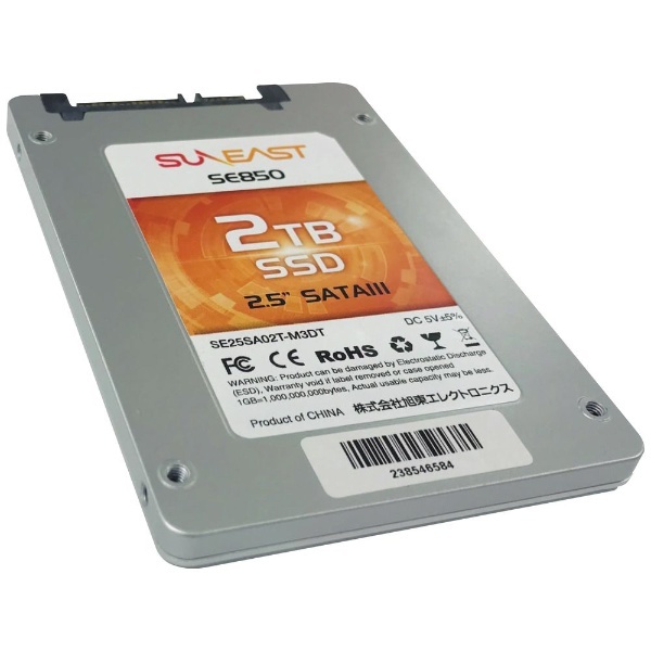 SE25SA02T-M3DT 内蔵SSD SE850 SATA [2.5インチ /2TB] SUNEAST｜サンイースト 通販
