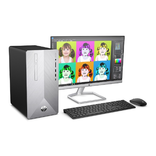 6DW32AA-AASP デスクトップパソコン Pavilion Desktop 595-p0105jp-OHB ブラッシュドシルバー [モニター無し  /intel Core i7 /メモリ：16GB /HDD：2TB /SSD：256GB /2019年12月モデル] HP｜エイチピー 通販 |  ビックカメラ.com