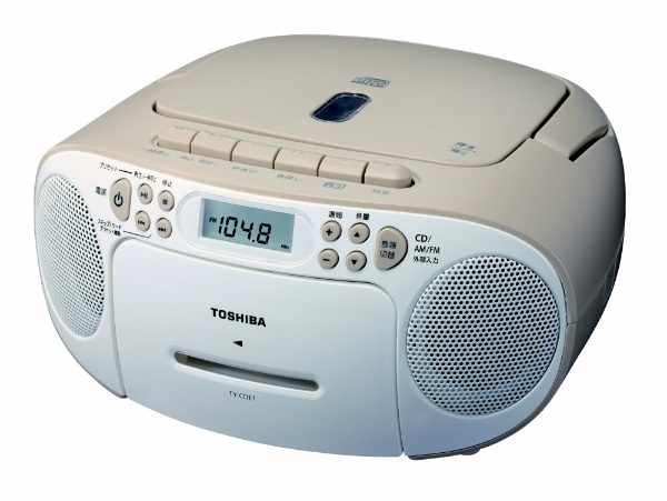 CDラジカセ ベージュ TY-CDE1 [ワイドFM対応 /CDラジカセ] 東芝｜TOSHIBA 通販 | ビックカメラ.com