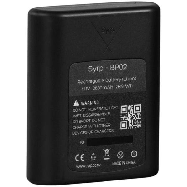 BP02バッテリー 2600mAh 11.1V SY0005-0002 マンフロット｜Manfrotto
