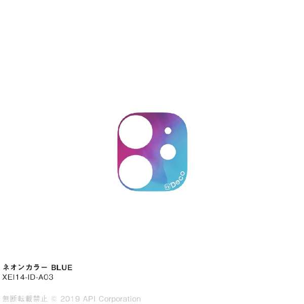 is Deco lIJ[ BLUE for iPhone 11 EYLE u[ XEI14-ID-A03 yïׁAOsǂɂԕiEsz_1