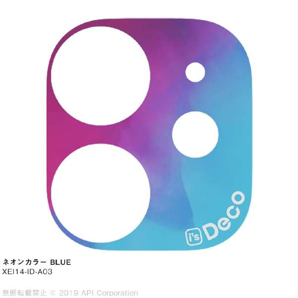 is Deco lIJ[ BLUE for iPhone 11 EYLE u[ XEI14-ID-A03 yïׁAOsǂɂԕiEsz_3