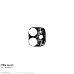 is Deco 嗝 BLACK for iPhone 11 EYLE ubN XEI14-ID-A07 yïׁAOsǂɂԕiEsz