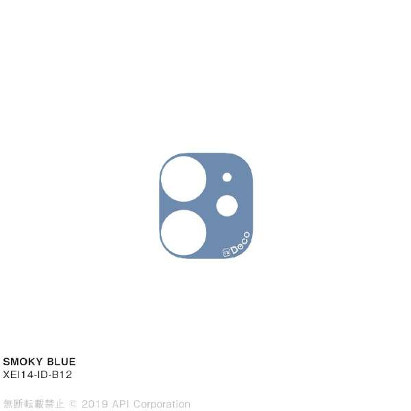 is Deco SMOKY BLUE for iPhone 11 EYLE u[ XEI14-ID-B12 yïׁAOsǂɂԕiEsz_1