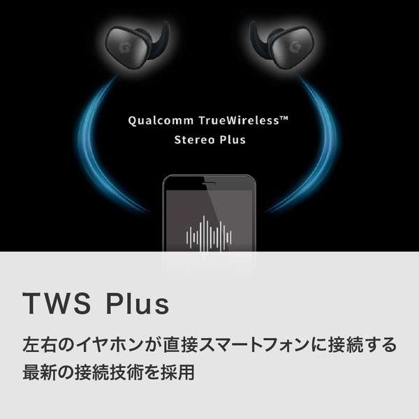 完全的无线入耳式耳机SBWS73MRTWBK gureisshuburakku[无线(左右分离)/Bluetooth对应]_9