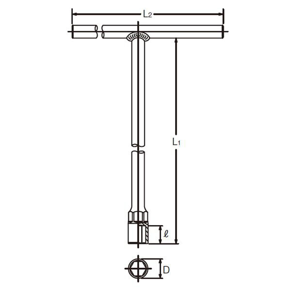 104M-18 T型レンチ 18mm 104M-18