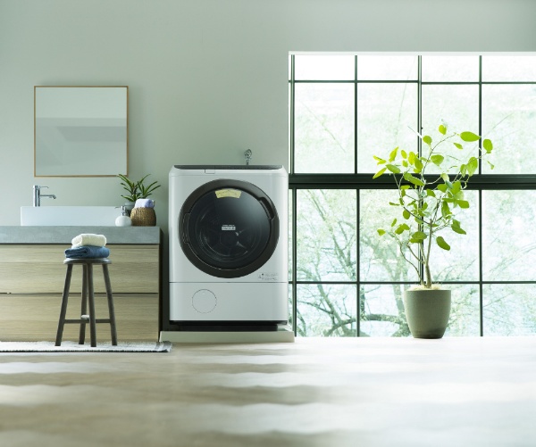 BD-NBK120EL-W ドラム式洗濯乾燥機 ホワイト [洗濯12.0kg /乾燥6.0kg /ヒートリサイクル乾燥 /左開き]  【お届け地域限定商品】