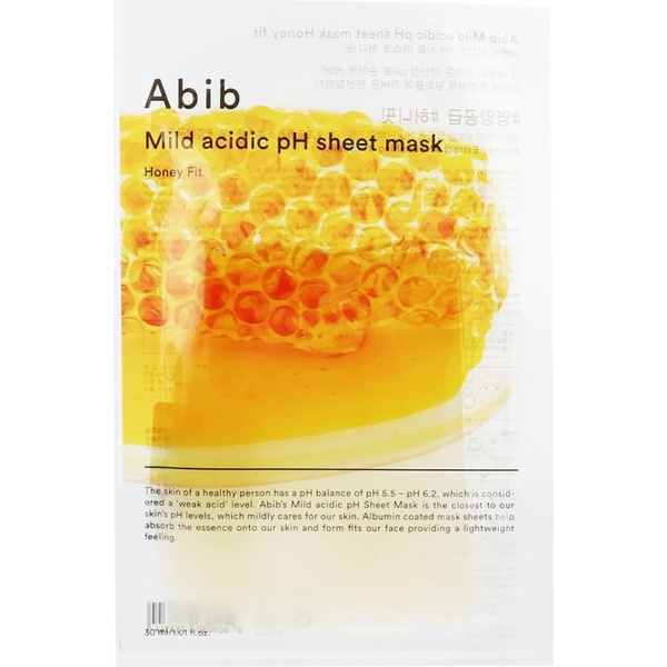 Abib (アビブ) 弱酸性pH シートマスク ＃HONEY (1枚)〔パック〕 KAZU