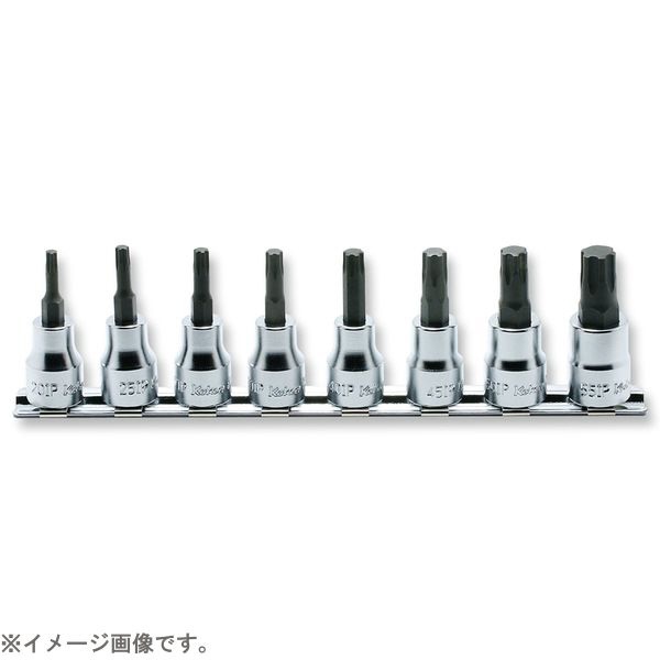 RS3025/8-IP 3/8インチ(9.5mm) トルクスプラスビットソケットレールセット 全長50mm 8pc RS3025/8IP