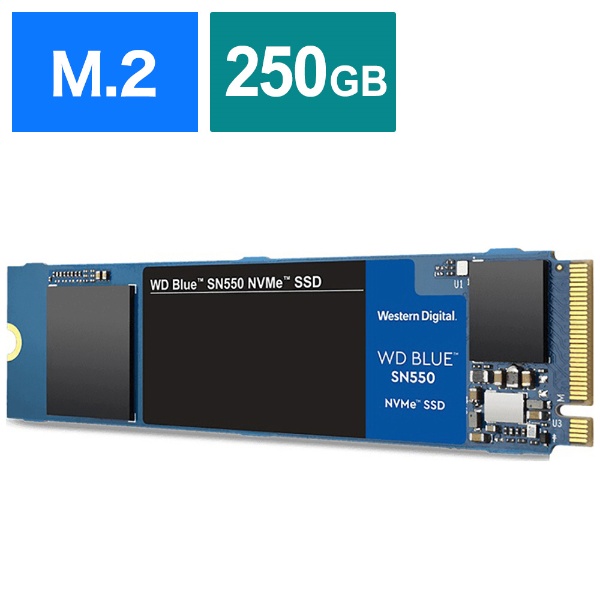 WDS250G2B0C 内蔵SSD PCI-Express接続 WD Blue SN550 NVMe SSD [250GB /M.2]
