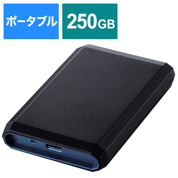 ESD-EG0250GBUR դSSD USB-C³ PS5/PS4б(Chrome/iPadOS/iOS/Mac/Windows11б) ֥롼 [250GB /ݡ֥뷿]
