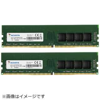 増設メモリ AD4U2666316G19-D [DIMM DDR4 /16GB /2枚]