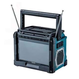 支持附带充电式收音机的电视(只本体分售/电池、充电器)黑色TV100[10V型/防水的]