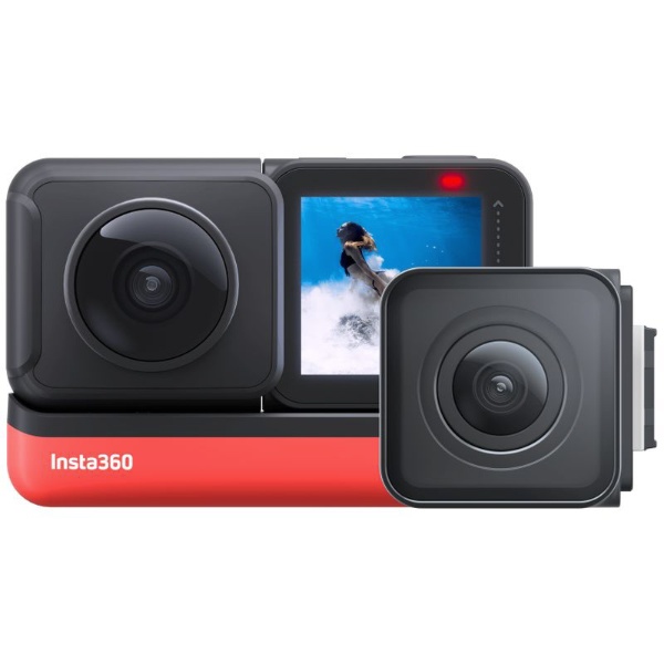 ビックカメラ.com - レンズ交換対応アクションカメラ [Insta360 ONE R ツイン版] 360度モジュール + 4K広角モジュール  CINAKGP/A [4K対応 /防水]