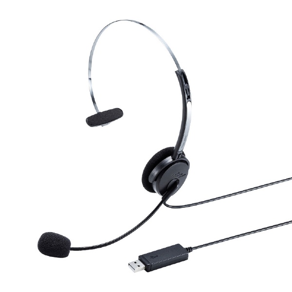 ヘッドセット MM-HSU11BK [USB /両耳 /ヘッドバンドタイプ