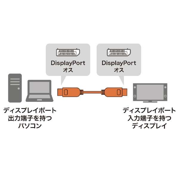 DisplayPortt@CoP[u Ver.1.4Ή 8K HDRΉ ubN KC-DP14FB200 [20m]_2